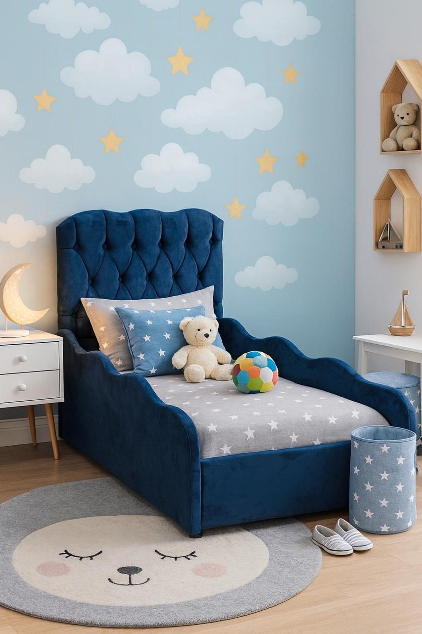 Cama Nuvem Azul